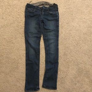*NWT* Stitch/'s Denim Women/'s Barn Gray X-Boyfriend Jeans /& Suspenders SIZE 25